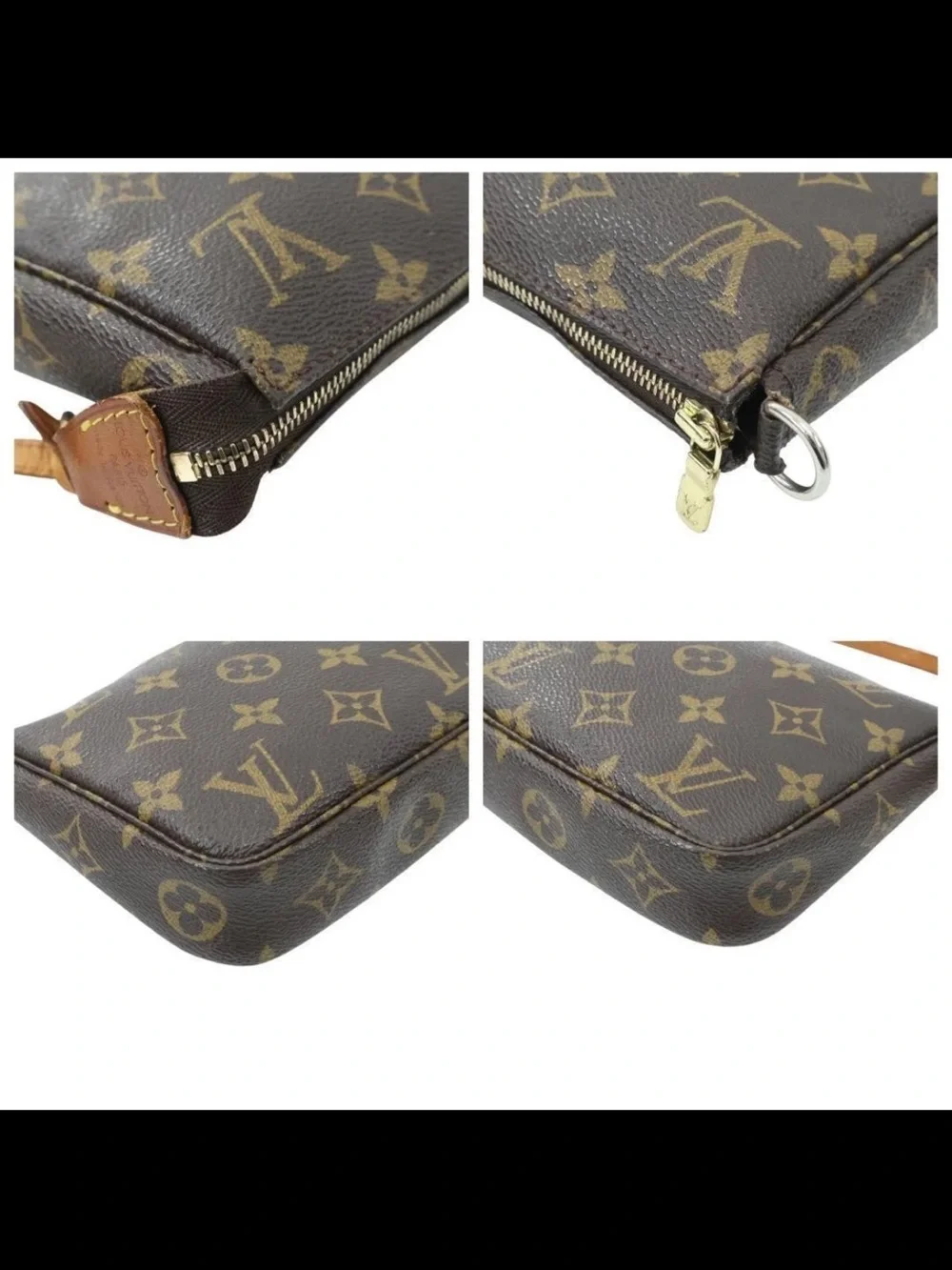 Louis Vuitton Brown Monogram Canvas Shoulder Bag